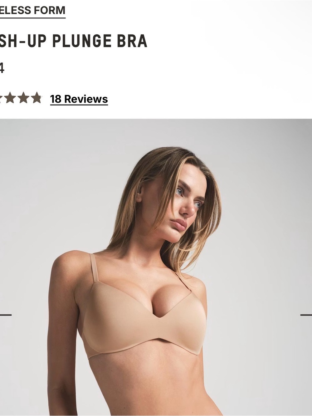 SKIMS wireless super push up bra - Picture 3 of 6